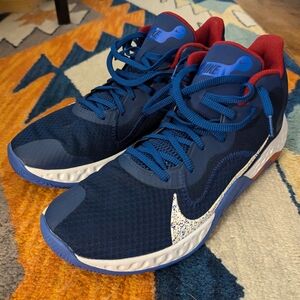 Nike Renew Elevate Basketball Shoes Men's Size 13 Red/White/Blue
